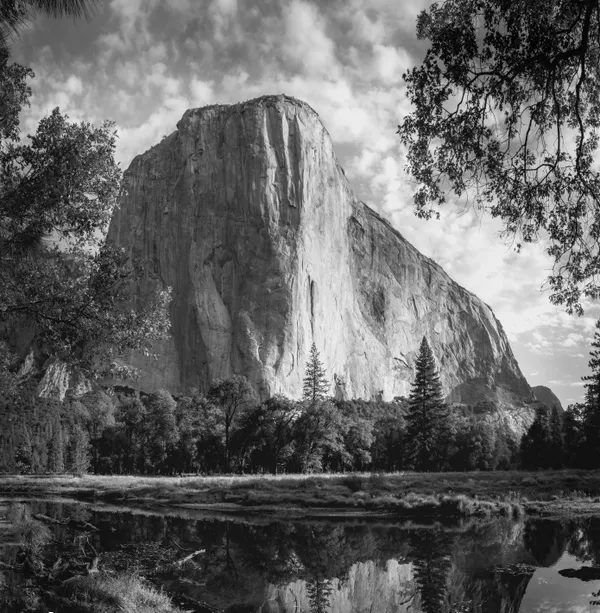 Half Dome in Yosemite in black and white. Captured with the Canon 7DMk2 and Tamron 15-30 thumbnail