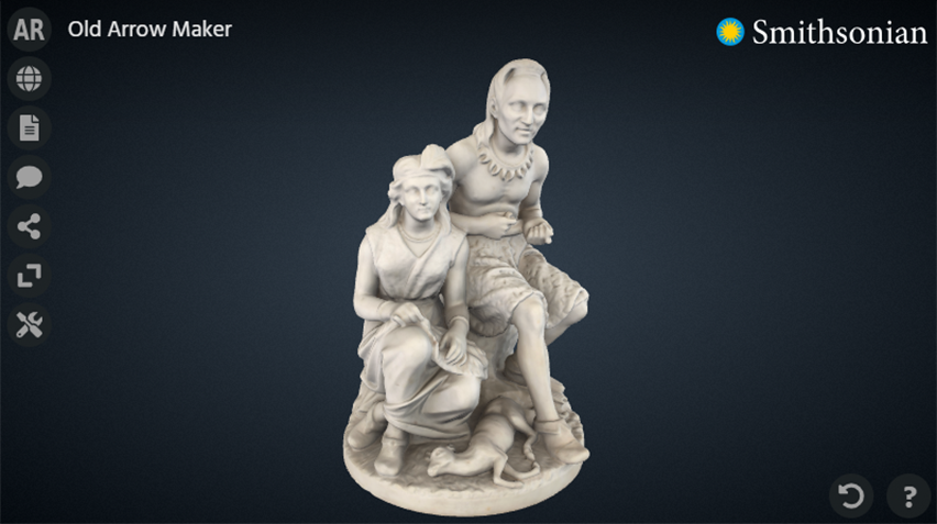 Screenshot of 3d view of Old Arrow Maker