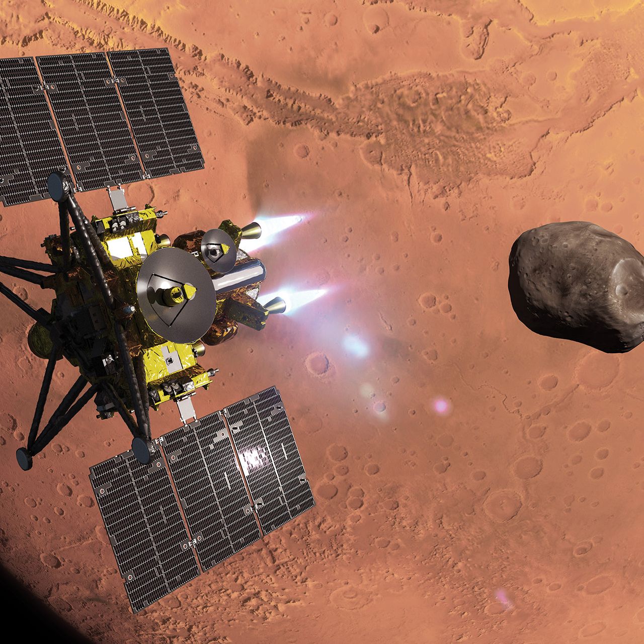 Can a Japanese Spacecraft Unlock the Mystery of Mars' Twin Moons