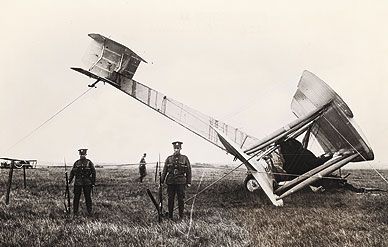 John Alcock and Arthur Brown survived a not-so-pretty landing in an Irish bog.