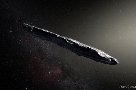 Harvard astronomers theorize that a meteor that struck Earth's atmosphere in 2014 could have been from another solar system, judging by what scientists know about 'Oumuamua, an interstellar object that zipped through our solar system in 2017. (An artist's depiction of 'Oumuamua is seen here.)
