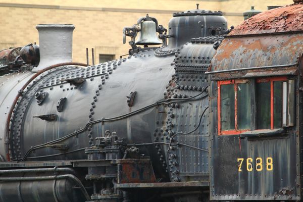 A weathered, rusty steam locomotive thumbnail