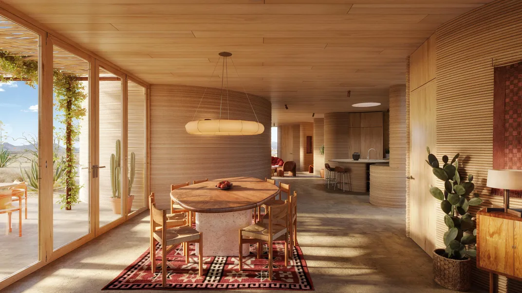 3D-printed interior