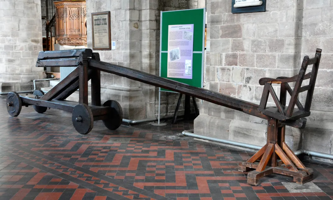 The Leominster ducking stool