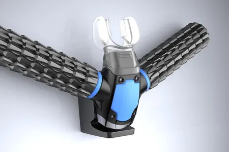 Codenamed "Triton," the mysterious concept comes in the form of a small mouthpiece designed to mechanically capture the oxygen gas present in water and store it in a compressed air tank.