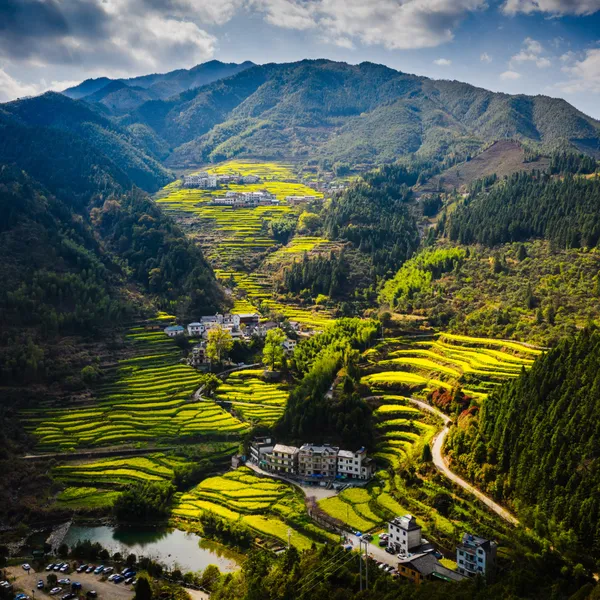 Beautiful terraces in the valley thumbnail