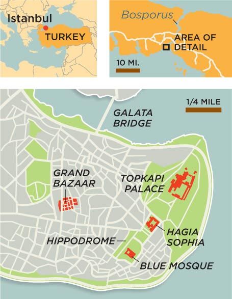 Istanbul Turkey map