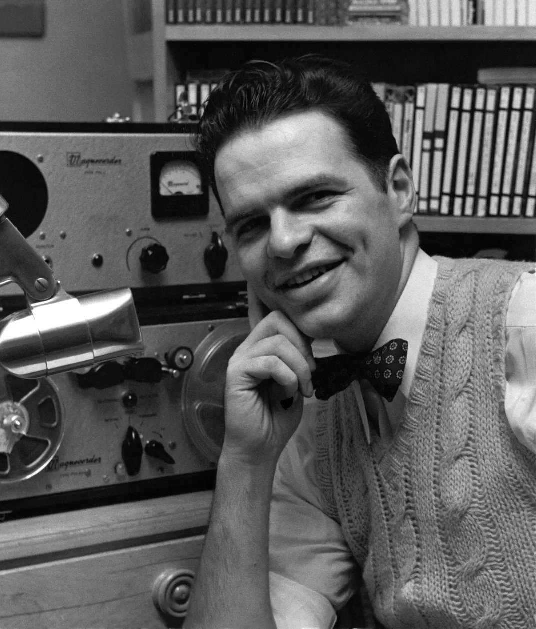 Portrait of a young Tony Schwartz taken by Bunny Adler