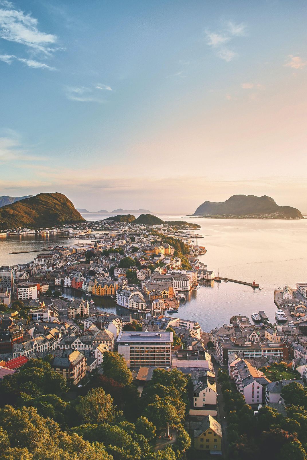 View over Alesund, Norway. Credit: Jarand K. Lokeland