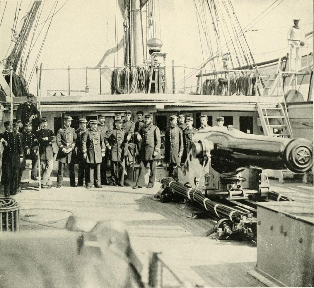One of the guns used against the CSS Alabama