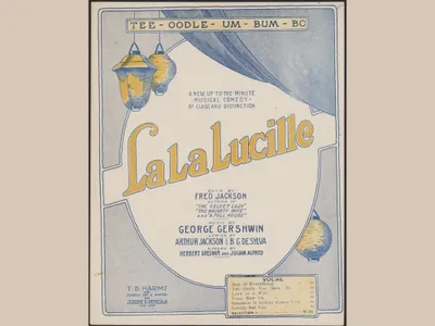 The original publication of &quot;Tee-Oodle-Um-Bum-Bo,&quot; a song from La, La, Lucille