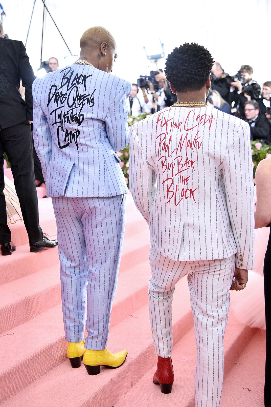 Lena Waithe and designer Kerby Jean-Raymond