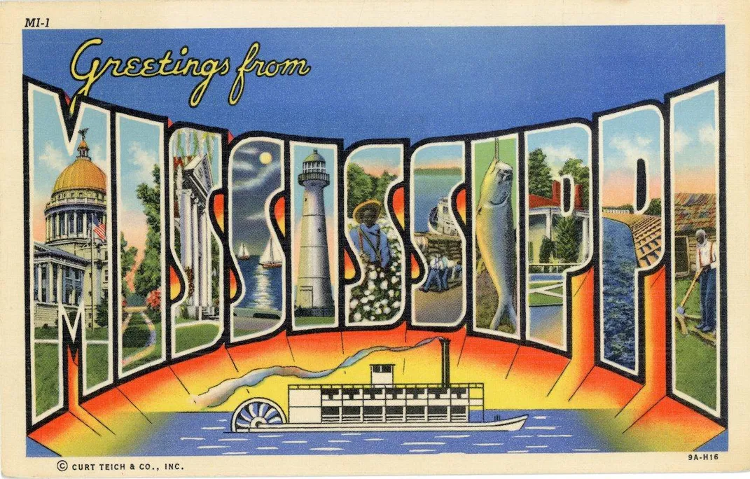 Mississippi postcard