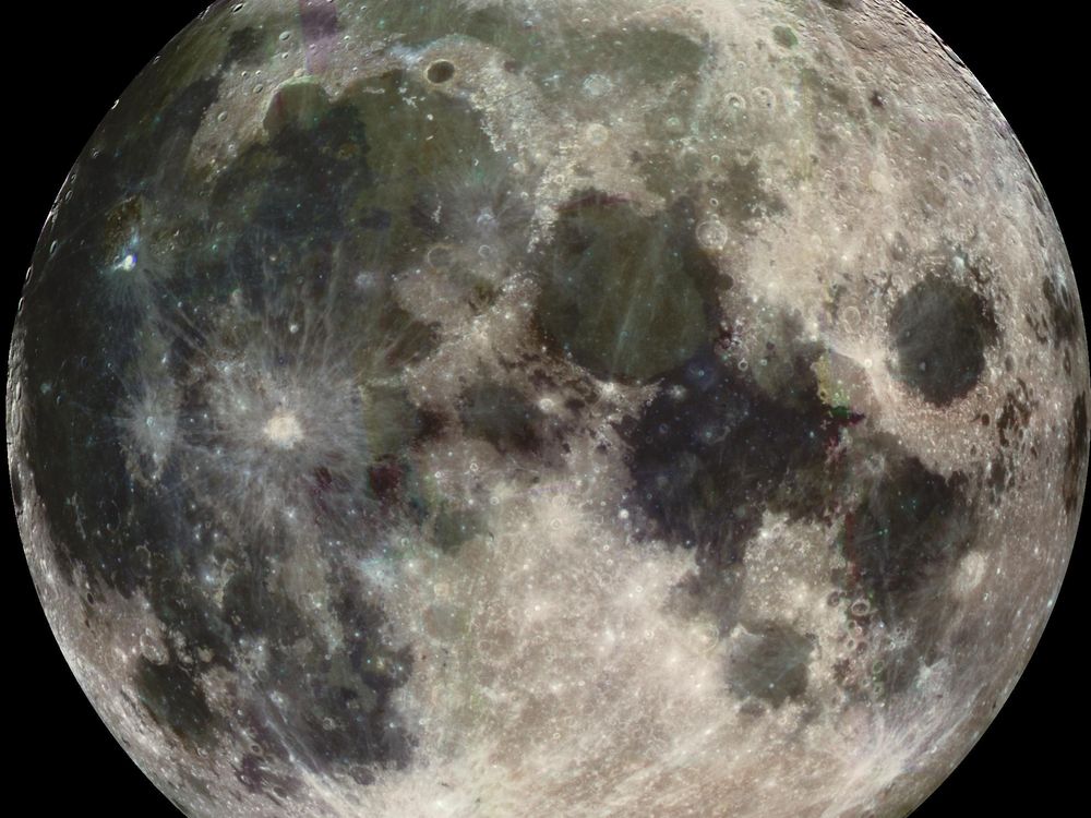 Photo of the moon from space