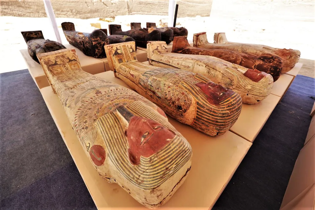 Archaeologists Uncover Hundreds of Colorful Sarcophagi at Saqqara—and  They're Not Done Yet
