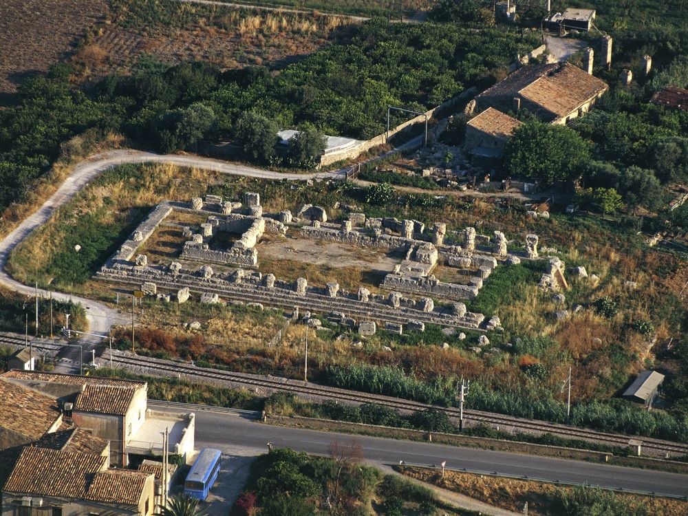 archaeological site at Himera