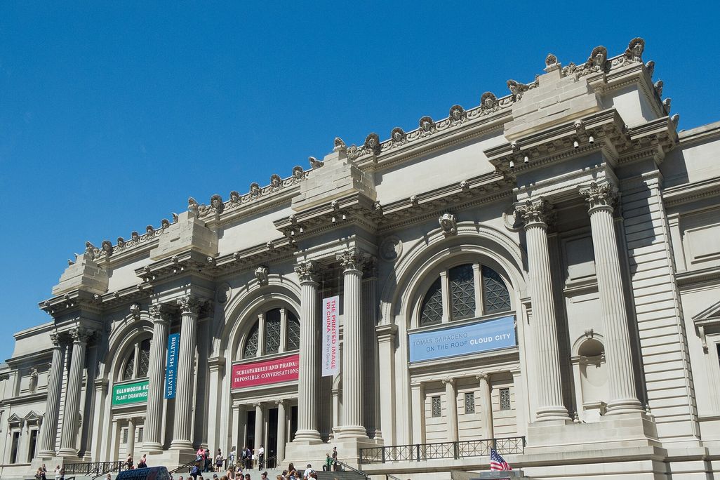 The exterior of the Metropolitan Museum of Art