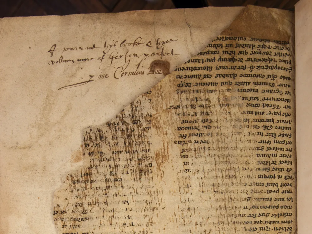 Medieval Merlin manuscript
