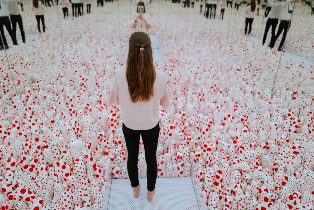 Infinity Mirror Room—Phalli’s Field by Yayoi Kusama’s, 1965/2017