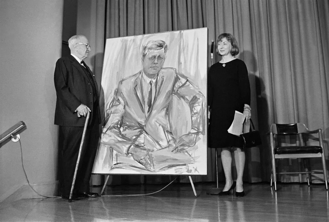 Elaine de Kooning and Truman