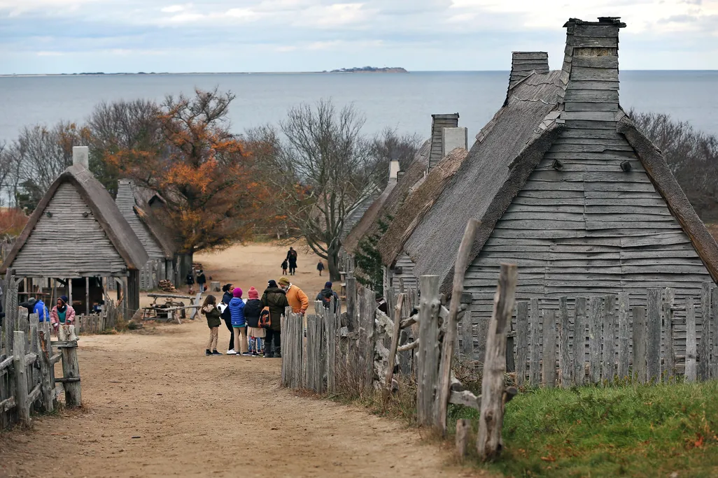 English village at Plimoth Plantation