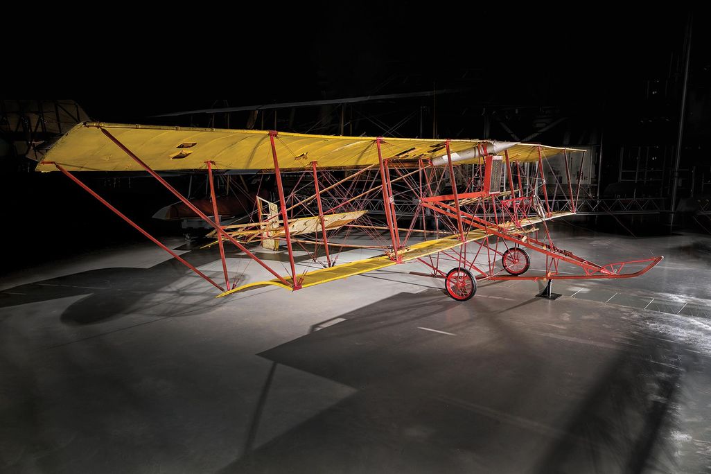 Red Devil pusher biplanes