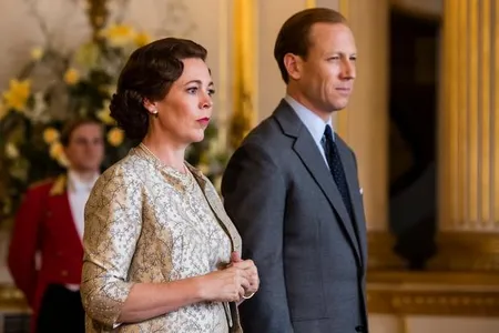 Olivia Colman and Tobias Menzies portray Queen Elizabeth II and Prince Philip