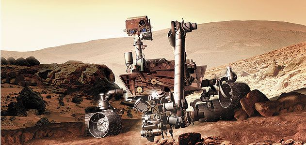 the rover Curiosity