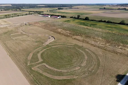 Three of the circles were built between 4850 and 4500 B.C.E.