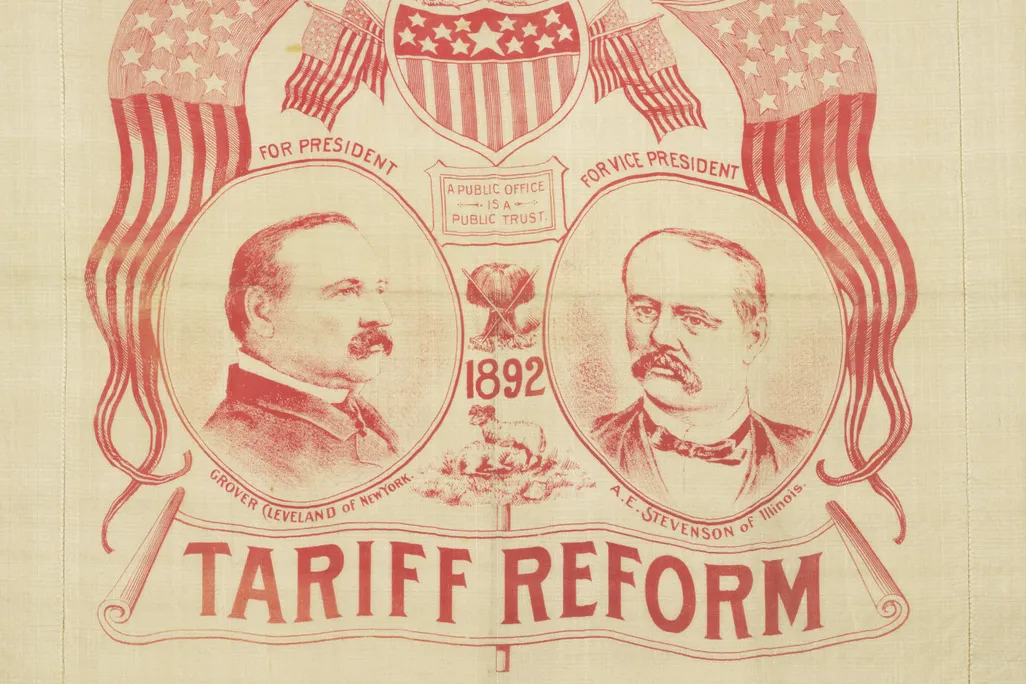 Grover Cleveland Tariff Campaign Poster