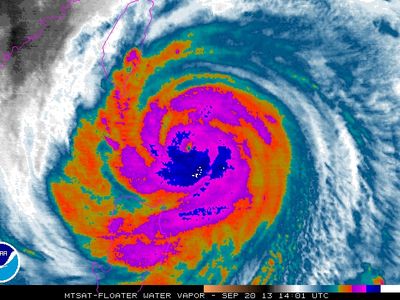 Hurricane Usagi as of 8 am eastern time, 8 pm local time