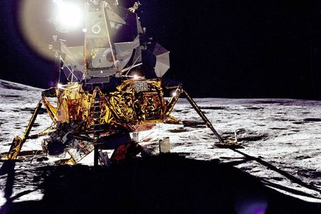 The Apollo 14 moon landing was made possible by last-minute reprogramming of the lunar module's computers. The onboard computers were able to take advantage of integrated circuits.