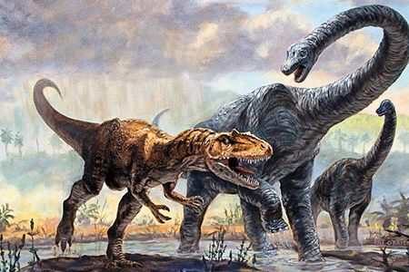 Dinosaurs near Washington, D.C. (long-necked Astrodon johnstoni) left behind a trove of fossils overseen by Matthew Carrano.