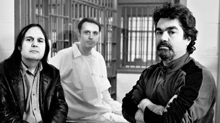 From the upcoming Paradise Lost 3: Purgatory: (l to r) Bruce Sinofsky, Damien Echols and Joe Joe Berlinger