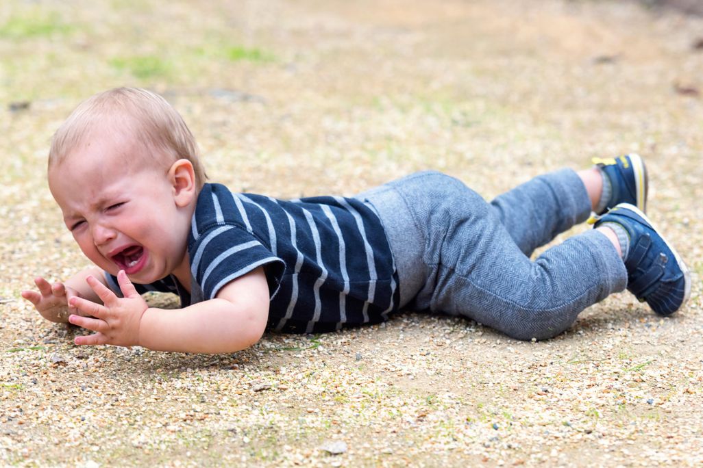 baby pain face