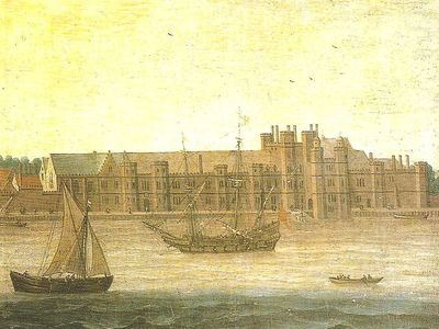 Artists view of Greenwich Palace