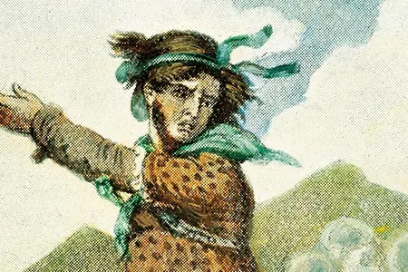 Ludd, drawn here in 1812, was the fictitious leader of numerous real protests.