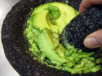 Making guacamole