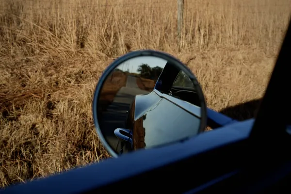 1966 Chevy Nova Left door mirror to body panel thumbnail