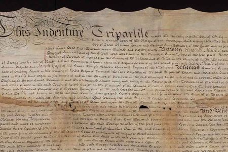 The document, which had been stored in a folded shape for more than 200 years, is composed of parchment pages that offer new insight into the Smithsonian founder's family history.