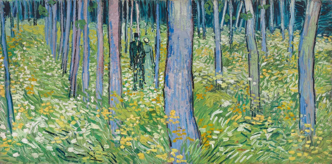 Undergrowth With Two Figures