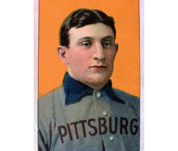 This Honus Wagner baseball card sold for $2.35 million in March.