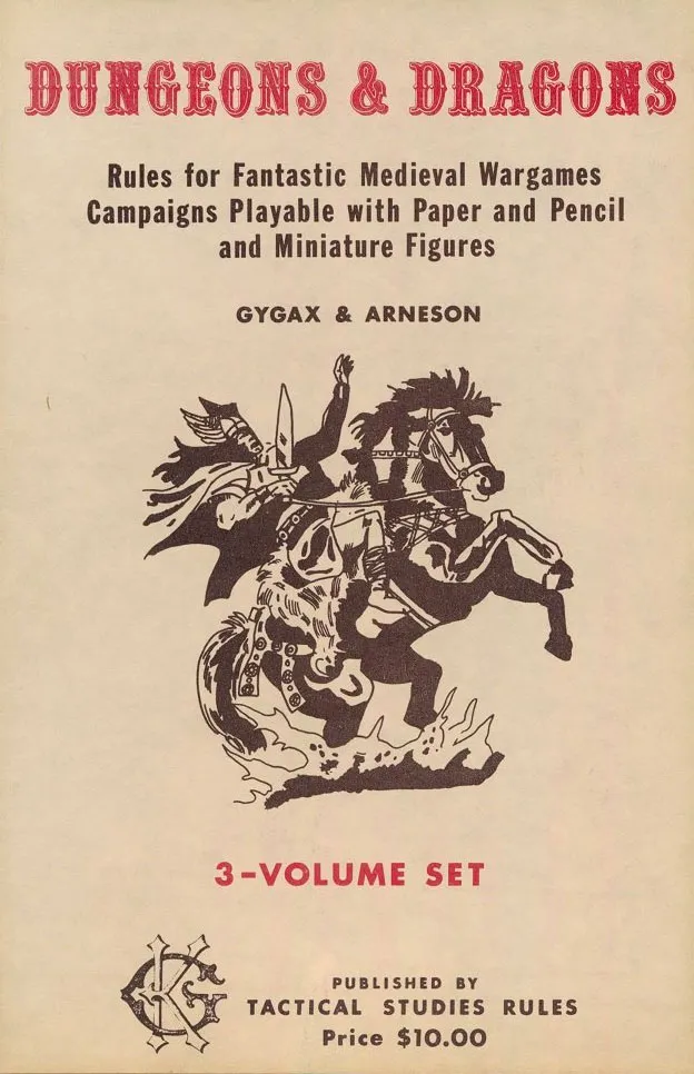Rulebook for the original version of D&D