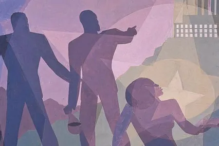 Aaron Douglas, Aspiration, 1936, oil on canvas.