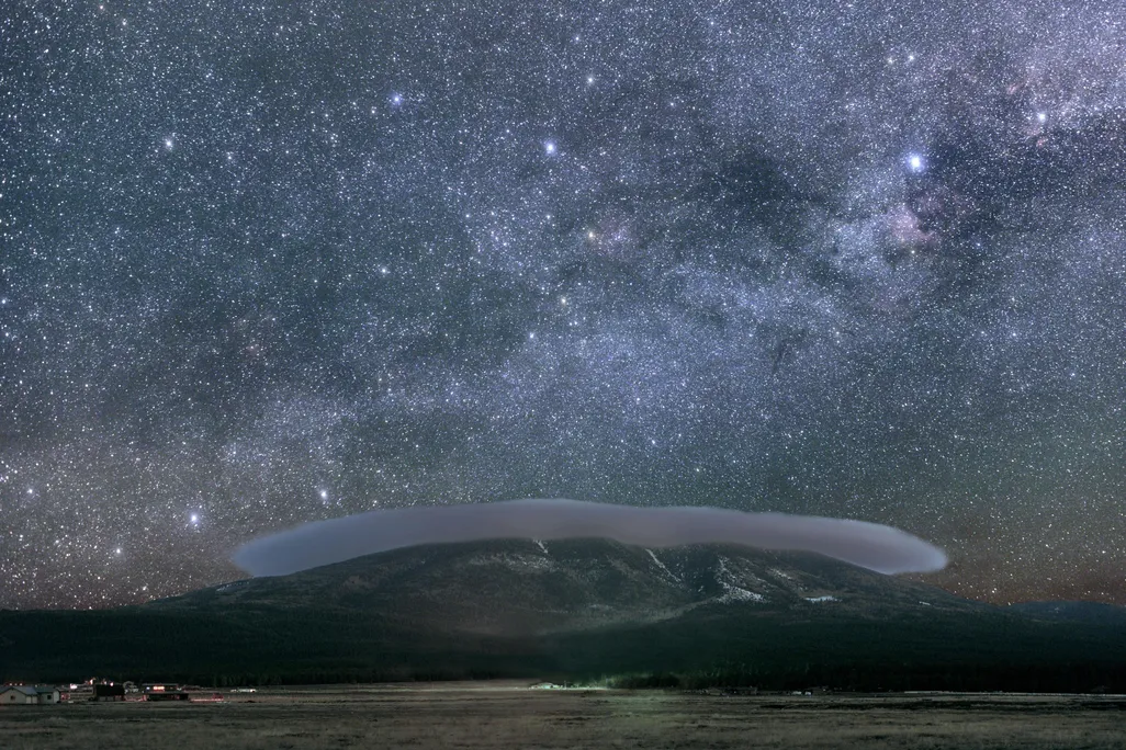 Flagstaff night sky with stars