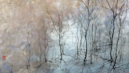 See Seven Stunning Gold Paintings Inspired by the Brain