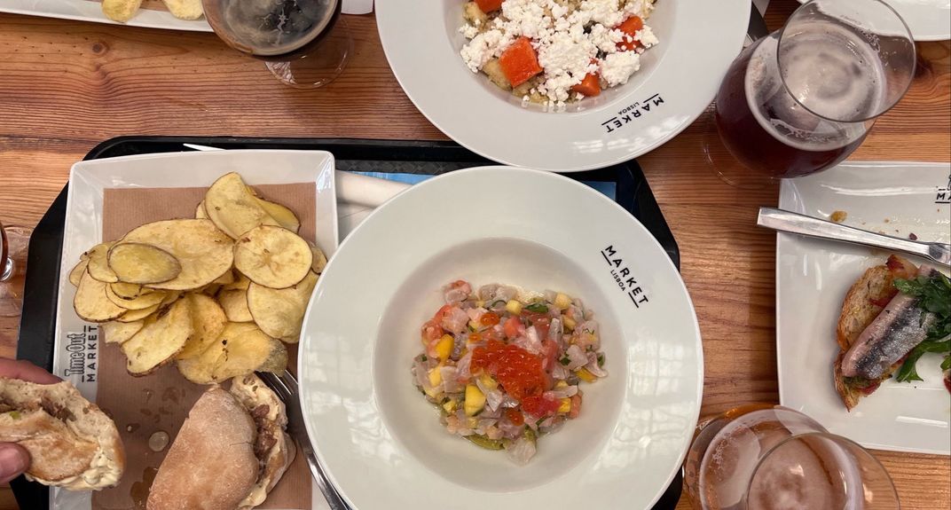 Traditional petiscos, or tapas, in Lisbon. Credit: Beth Gordon