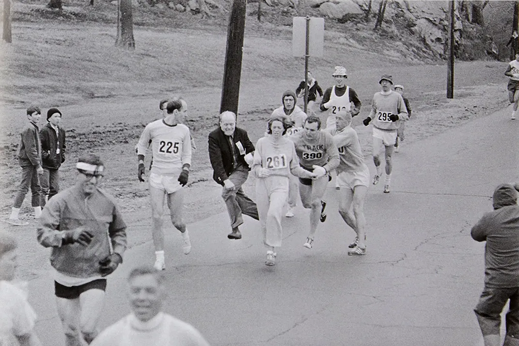 Athlete Kathrine Switzer in 1967