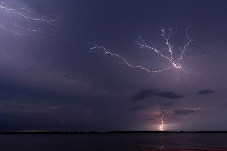 Lightning over Lake Maracaimbo, November 2015