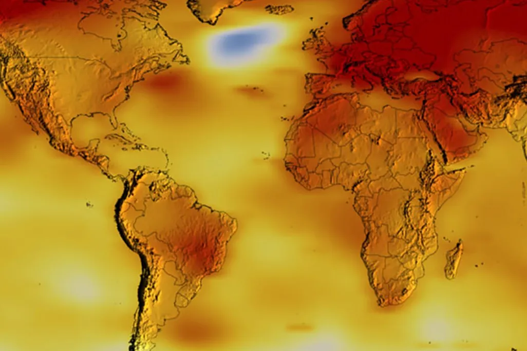 a map showing a blue blob under Greenland